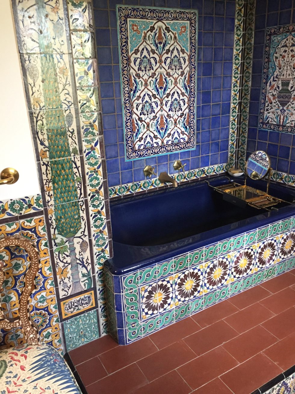 Blue Mosaic Moroccan Bathroom Tiles Moroccan Bathroom The Art Of Images