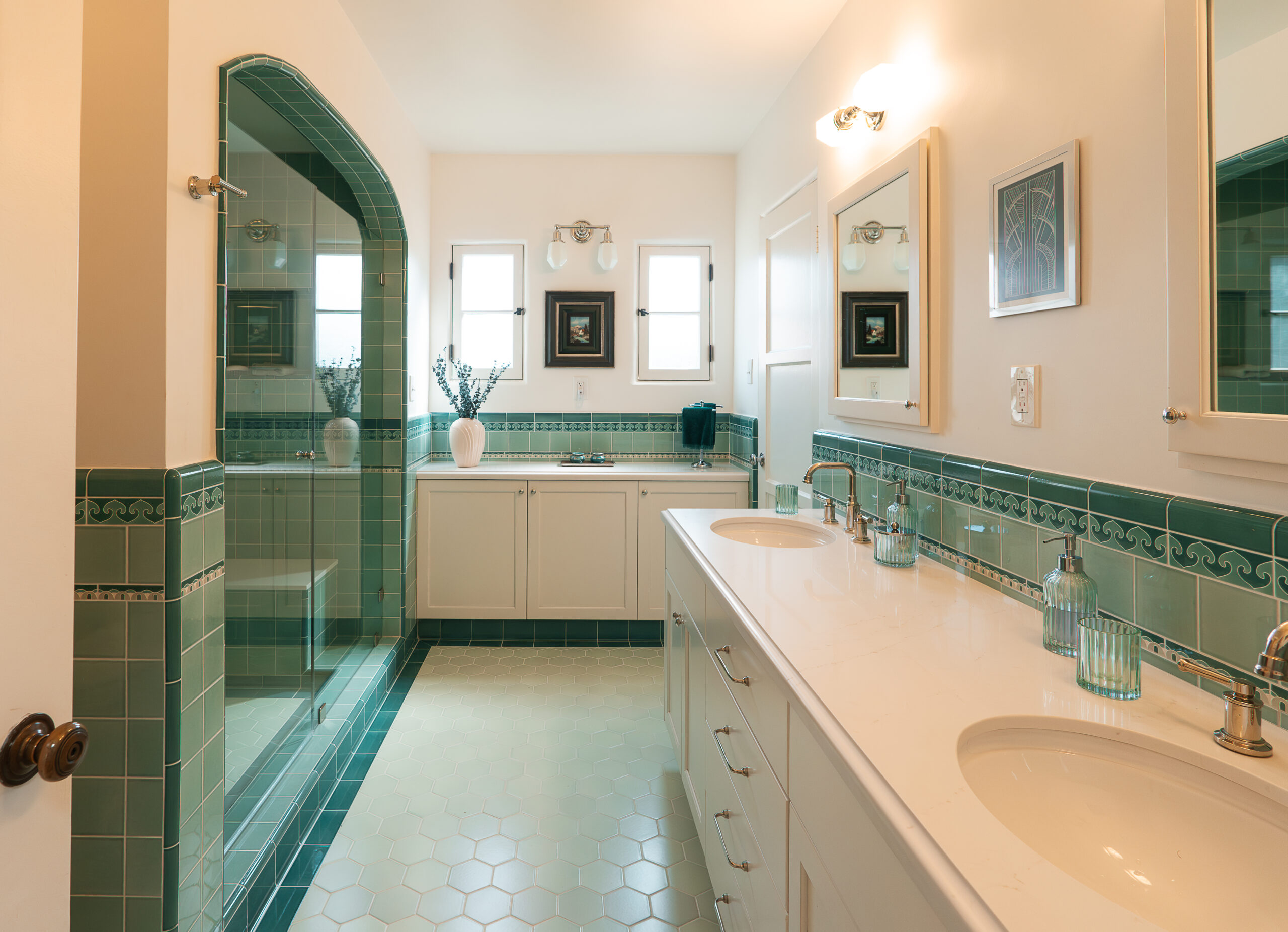 Art Deco Bathroom Mission Tile West